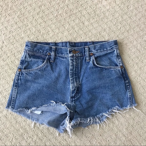 Wrangler Pants - Vintage Wrangler Denim Shorts